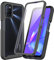 XINNI Hülle für Oppo A52/A72/A92, 360 Grad Stoßfeste Schutzhülle mit Integriertem Bildschirmschutz, Robuster Bumper Outdoor Full Body Case, Schwarz