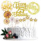 Jxuzh Tortendeko 25 Geburtstag Gold Junge Mädchen Happy Birthday 25 Glitter Cake Topper 25.kuchendeko Geburtstag Happy 25th Birthday Tortendeko 25 Jahre Geburtstag Kuchen Deko 25 Geburtstag Mädchen