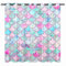 YUANZU Meerjungfrau Waagen Vorhänge Fisch Waagen Ösen Gardinen mit Blickdichte Thermo Vorhang Kälteschutz Blackout Curtain Wohnzimmer Schlafzimmer Verdunkelung Fenster, 2 Stück, H 160 x B 132 cm