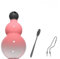 Hmtbet Gourde Wukong Gourde Sport, Tritan Matériel (avec Sangle, Corde de Taille, Brosse pour Tasse, breloque, Autocollant DIY), Réutilisable, Conception étanche avec Bouchon à vis,Rose