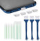 HJZHII 17 Stück Handy Reinigungsset,USB C Reinigungsset,Smartphone Reinigungsset Telefonhörer für Handy Putzset Telefon Port Reinigungsbürsten Metall Anti Staub Stecker Lautsprecher Reinigungsbürste