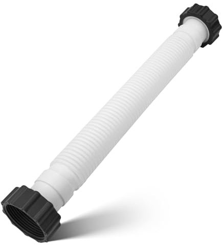 ANTOBLE Poolpumpenschlauch Ø 38 mm/40,5 cm Kompatibel mit Intex Sandfilter- und Krystal Clear Sandfilter-Ersatzteilen,für Intex 26371CA, 26371EH, 28647EG SF70110-2 Sandfilterpumpe (Art.-Nr. 11535)