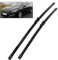 2 Piezas Escobilla limpiaparabrisas para Peugeot 508 SW 2010-2018 26in+26in, limpiaparabrisas Delantero Juego De Escobillas Limpiaparabrisas Parabrisas Accesorios
