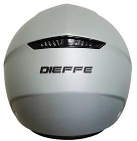 CASCO JET DIEFFE DF21 ARGENTO OPACO TAGLIA S