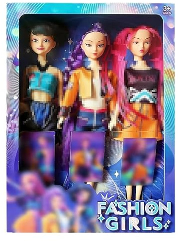 Metaparty Pop Figurine,Ensemble de Décorations de Bureau Modèles de Table Pop Idée Cadeau pour Fans Cadeau d’Anniversaire (A-3pcs)