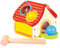 Bino 84199 - Gioco con Palle e Martello, Casetta