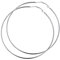 GoldChic Groß Ohrringe Damen Creolen Edelstahl Creolen 100MM Geometrisch Kreolen Große Schlichte Rundohrringe Kreis Ohrringe Ohrschmuck Accessoire