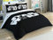 derya home Tac Star Wars Glow Lizenziertes Bettbezug-Set für Doppelbett, leuchtet im Dunkeln, Baumwolle, Schwarz