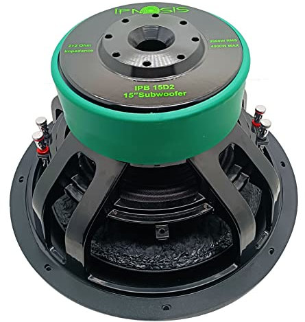 IPNOSIS IPB 15D2 Subwoofer 38cm (15) 2000/4000 Watt Impedenza 2+2Ohm 86dB