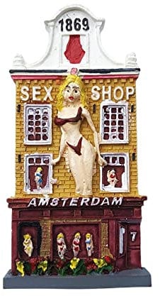 Amsterdam Holland 3D Fridge Magnet Souvenir Gift,Resin Handmade Amsterdam Refrigerator Magnet Home & Kitchen Decoration Collection