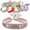 LS-LebenStil Exklusives Statement Armband Quasten besticktes Boho Canvas Webarmband (Lebe Liebe Lache Rosa)