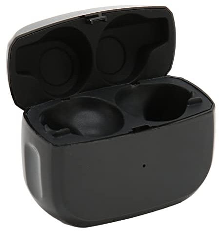 Micro USB Earbuds Charging Case Builtin 500mAh Battery, Wireless Charging Case Replacement for Jabra Elite Active 65t Elite 65t Earbuds(Black)