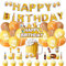 Bier Geburtstagsparty Dekorationen Bier Party Zubehör beinhaltet Cheers und Bier Happy Birthday Banner, Kuchen Topper, Cupcake Topper, Ballons für Männer Frauen Beers Party
