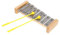 8 Noten Xylophon Resonator Glocken Für Kinder Xylophon Glockenspiel 8 Noten Metall Handspiel Orff-Instrument Für Kinder Kleinkind Kind