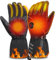 Beheizbare Handschuhe Herren Damen, Beheizte Winterhandschuhe Motorrad Ski Handschuhe mit 4000mAh Wiederaufladbare Akkus,Touchscreen Handschuhe Anti-Rutsch Full Finger Höchsttemperatur 65 ℃ (XL)