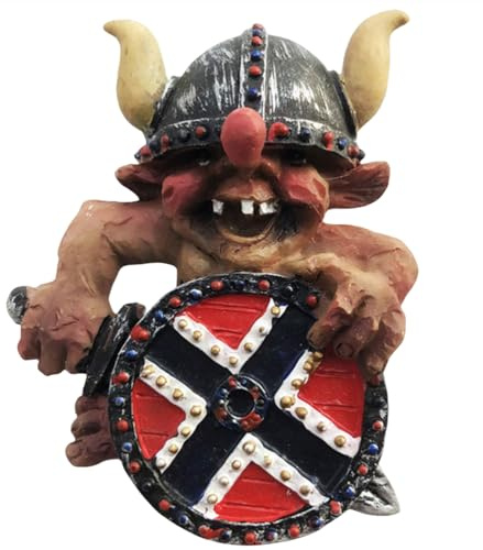 3D Viking Pirate Norway Fridge Magnet Travel Souvenir Refrigerator Decoration Resin Hand Painted Craft Collection
