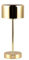 lightling LED Tischlampe Julien, Akku Design Tischleuchte aufladbar via USB-C inkl. Ladekabel, kabellose Leuchte Indoor IP20, per Touch dimmbar, Ø 12 cm, Höhe 30 cm, Metall, 1,5W, messing poliert