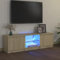 Générique Meuble TV avec lumières LED chêne Sonoma, 120x30x35,5 cm, Meubles TV, Brun, 44.09 LB, 804286