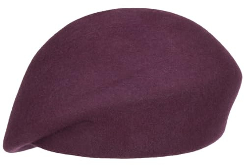 LIERYS Fabiana Filzbaske Baskenmütze meliert einfarbig Made in Italy Damen Herbst Winter