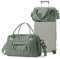 Reisetasche Damen 40x20x25 Ryanair Handgepäck Tasche Sporttasche Weekender Bag Schwimmtasche Wasserdicht Travel Duffle Bag Fitnesstasche Trainingstasche Krankenhaustasche mit Schuhfach,H3-Armeegrün