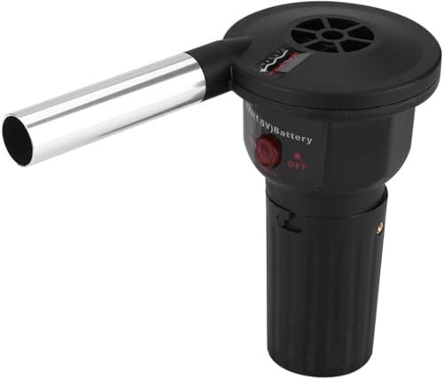 Hominas Ventilatore per Barbecue, Soffiatore Ventilatore Portatile Barbecue Elettrico Accendi Carbonella Ventola Manuale per Fuoco Picnic Barbecue