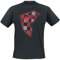Merchcode Herren FA048-Buffalo Tee T-Shirt, Black, XL
