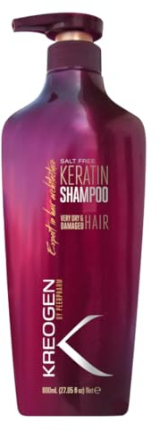 Kreogen by Peerpharm Keratin-Shampoo für sehr trockenes und beschädigtes Haar 800ml