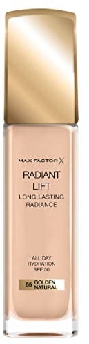 Max Factor, Radiant Lift Foundation mit Hyaluronsäure für einen strahlenden und langanhaltenden Teint Fb. ml, 60 Sand, 30 milliliter
