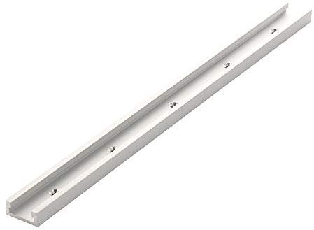 belupai 800mm T-Nut T-Spur Gehrungsschiene Spannvorrichtung Schlitz Gerade Kante Spannwerkzeug 30x12,8mm Führung Aluminiumlegierung T-Nut Spurweite für Holzbearbeitung Router Tischkreissäge