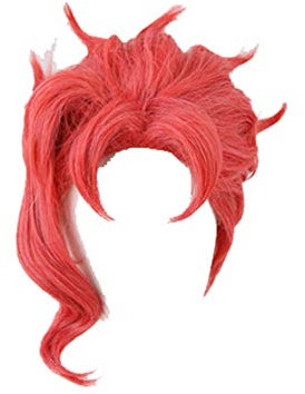 GZIRUE Rot Kurze Perücke Haar für Noriaki Kakyoin JoJo no Kimyo na Boken Halloween Parade Cosplay Kostüm Wig