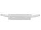Kennzeichenhalter, Universal Aluminiumlegierung Frontsto?Stange Kennzeichenhalter Bull Bar Montagehalterung Offroad Light Bar(Silber)