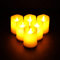 JHY DESIGN 5x7cm 6er-Set Flackernde Batterie Kerzen-Set Flammenlose Kerzen Kunststoff Reality Dancing LED-Flammen Elektrische gefälschte für Laternen Home Parties Hochzeiten