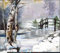 20 Servietten Winterspaziergang in der Natur | See | Landschaft | Natur 33x33cm