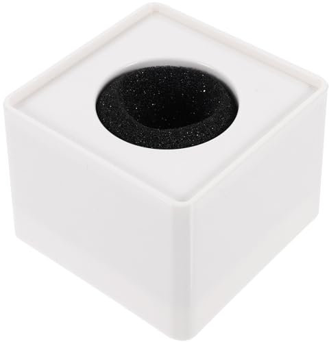 IMIKEYA Square Microphone flag news Reporter Interview Mic prop Portable White Microphone Station Logo for KTV Host Meeting