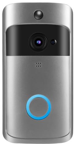 Lazmin112 WiFi Smart Video Doorbell Camera, Wireless Infrared Doorbell Intercom, High Definition Camera Access System Door Camera, for Apartments, Homes, Hotels, Offices