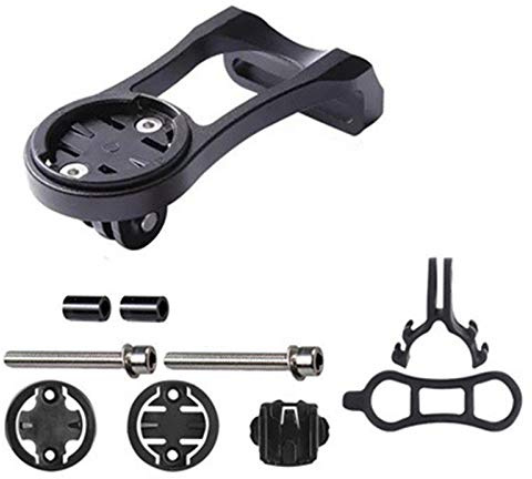 MUXSAM Mountain Bike Stopwatch Bike Stem Odometer Computers Holder, Mountain Road Bike Computer Holder Stem Top Cap Stopwatch Aluminum Alloy