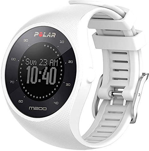 Braleto Armband für Polar M200, Ersatz Silikon Band Uhrenarmband Sportarmband für Polar M200 (Weiß)