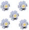 Garosa 25-teilige LED-Lampenperlen 5-V-LED-Chips 200LM 1 W Hochleistungs-SMD-Lampenchip-Glühbirne für Den Austausch von Foodlight- / Spotlight-Lampen Im Heimstudio(Warmweiß 3000-3200K)
