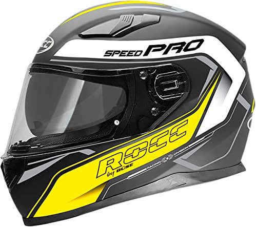 ROCC 451 Helm (Black/Yellow,S)