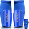 Mizijia Fußball Schienbeinschoner, Kinder Schienbeinschoner, Schienbeinschoner Herren, Fußball ausrüstung Set mit für Erwachsene und Kinder Vermeidung von Verletzungen. (Blau, L)