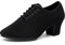 Inlefen De las Mujeres latín Zapatos de Baile Salsa-Tango con Cordones Cuero Baile tacón Grueso Zapatos de Baile