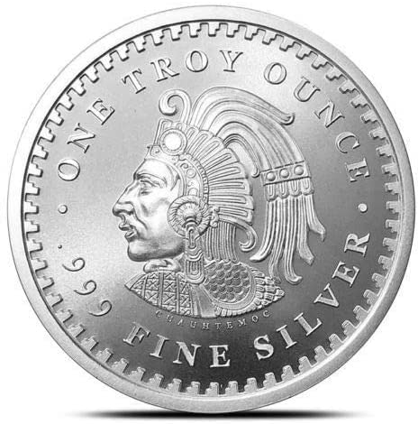 999 Azteken-Kalender, Stein, Adlerkrieger, Kaiser von Tenochtitlan, 28,3 g