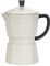 Balvi Mug Moka Color Gris Taza en Forma de cafetera Italiana con Tapa Cerámica 14,6x11,7x8,8 cm