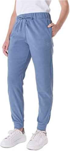 Pantaloni Sportivi Donna Pile (as6, Alpha, l, Regular, Regular, Denim, L, Morbida)