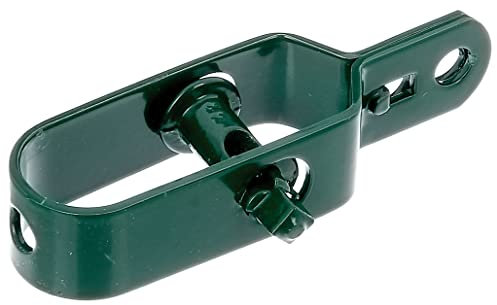 Alberts 610692 Drahtspanner | mit Stahlnuss | verzinkt, grün kunststoffbeschichtet | Größe 2 | Länge 100 mm