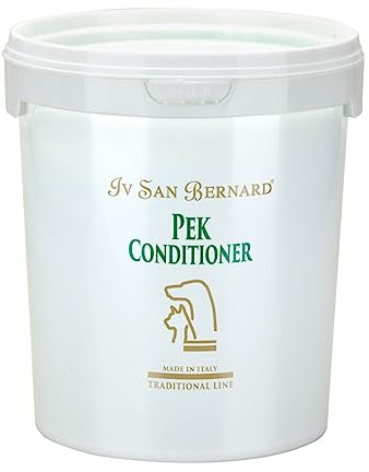 PEK Conditioner Balm - Creme und Conditioner für Hunde und Katzen, 1 l, ideal zum Entwirren von Knoten, verleiht Elastizität und Weichheit - IV San Bernard