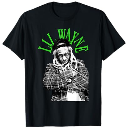 Lil Wayne Grün Foto T-Shirt
