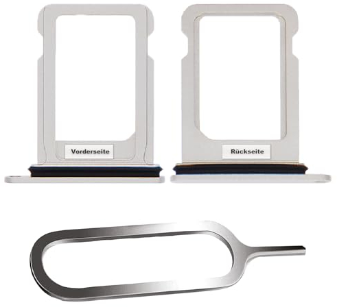 IS-TECK SIM-Kartenhalter Ersatz SIM-Tray Kompatibel mit iPhone 13 Mini inklusive SIM-Nadel SIM-Kartensteckplatz (Polarstern)
