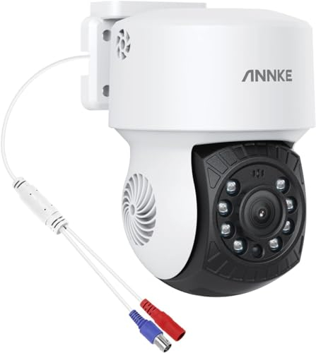 ANNKE 1080P 2MP AHD CCTV überwachungkamera Außen mit 350° Schwenk- und 90°-Neigung, Dome PT Kamera mit 100Fuß IR-Nachtsicht, IP65 wetterfeste Sicherheits-Zusatzkamera, breite Kompatibilität, APT200
