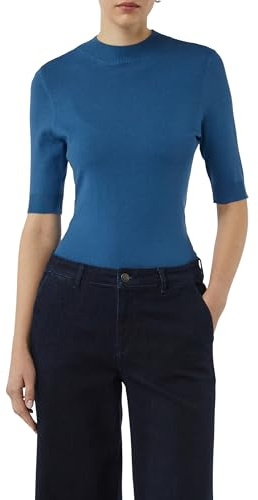 Comma Damen Sweater 2158205 5503 Blue 42